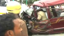 Seven cops killed, one injured in road mishap