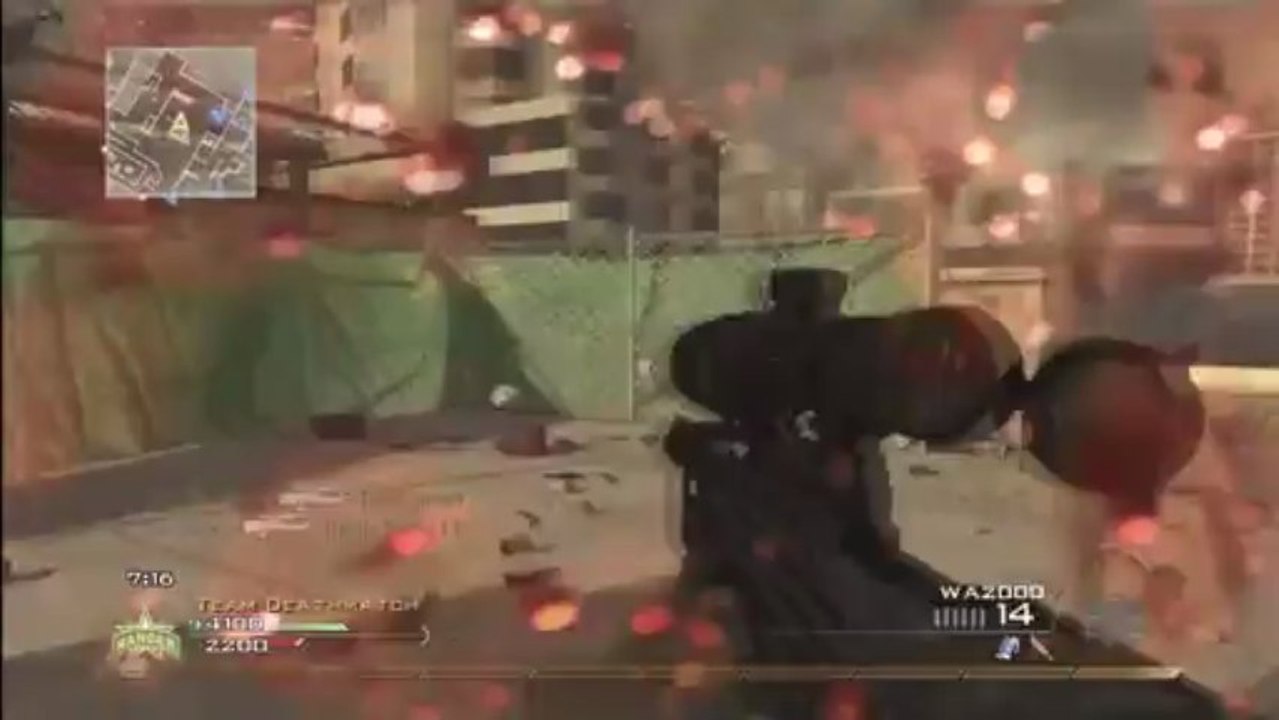 MW2 Team Wa2000 Gameplay Commentary - Vikstar123