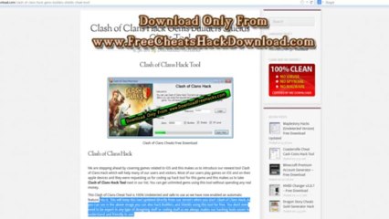 Clash of Clans Hack (No Survey) 2013 Updated