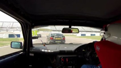 Rockingham 14/07/13 BMW Compact Cup with Car no.16 Eric Zaleski (Round 7)