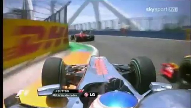 F1 2010 Bitton VS Kubica and Webber onboard
