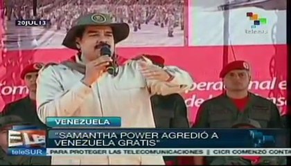 Presidente Nicolás Maduro exige respeto a EE.UU.