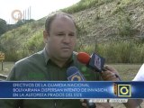 Guardia Nacional desaloja a invasores de terreno en la autopista Prados del Este