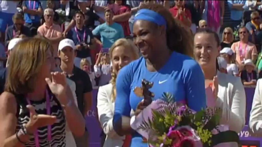 Serena triumphs in Sweden