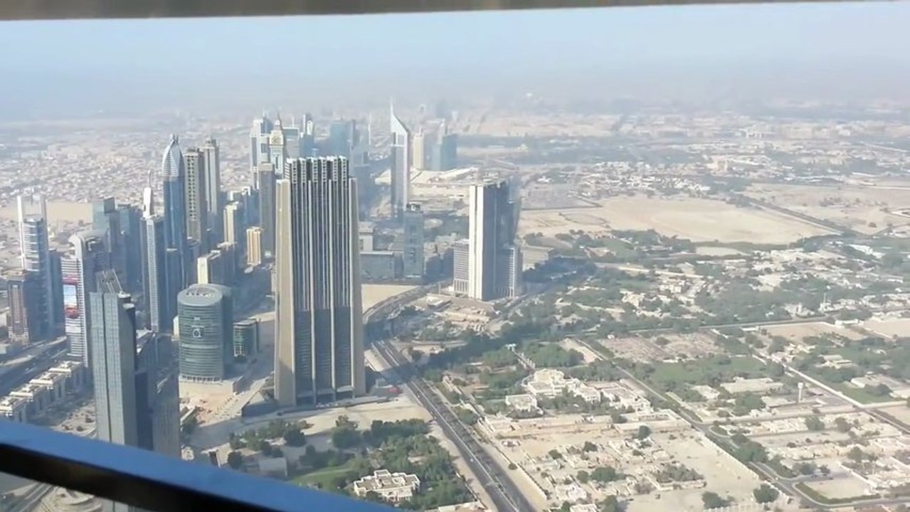 View from the top Burj Khalifa