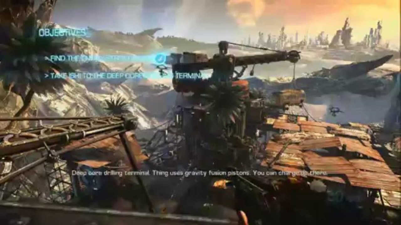 Bulletstorm: Let's Play - Part 4 [Chapter 2] Last train from explosion town (Gameplay & Commentary)