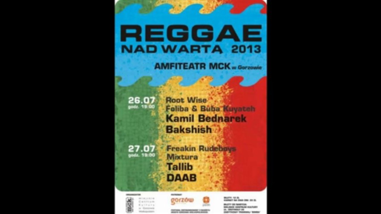 Reggae Nad Wartą 2013 CAŁY KONCERT NA ŻYWO [PIĄ...