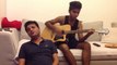 Atif Aslam 'Gulabi Aankhen' Acoustic Unplugged Cover (Irtiza And Dad)