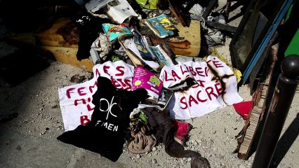 Incendie dans les locaux des Femen à Paris