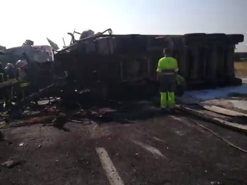 Accident de poids-lourds près de Toul : 2 morts