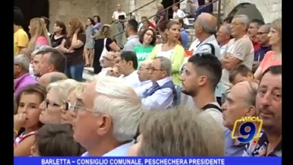 Barletta | Consiglio Comunale, Peschechera Presidente
