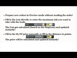 Forexpitstop Trademanager - The #1 User Interface For Meta Trader4