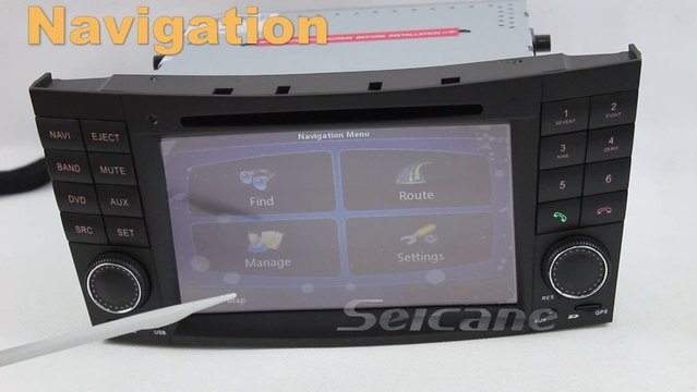 dvd gps radio bluetooth for Mercedes Benz CLS W219 2005 2006 CLS350 CLS500 CLS55