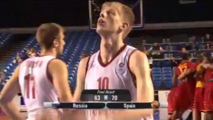 Eurobasket Sub 20 Masculino: España 70 - 63 Rusia