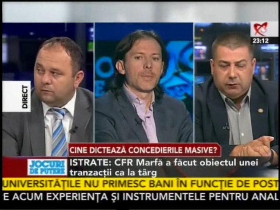 Acordul pagubos cu FMI si jaful vanzarii CFR Marfa la "Jocuri de putere"