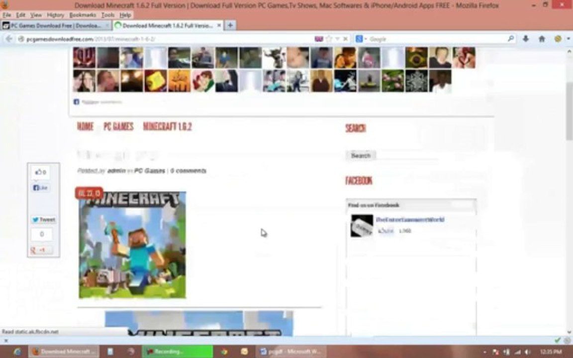 Download Minecraft 1.6.2 2013 PC Games FREE Full!