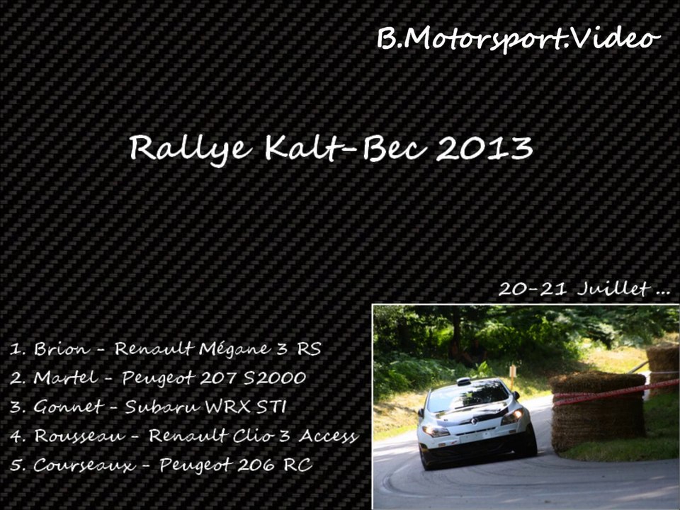 Rallye Kalt-Bec 2013