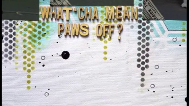 Layout background with stencils and distress inks| Scrapbooking| Scrapbooking Supplies