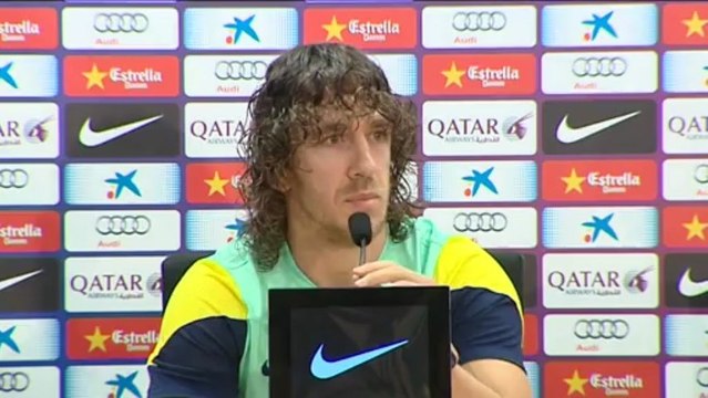 Puyol: Aún estamos tocados, pero Tito nos pidió que lo diésemos todo