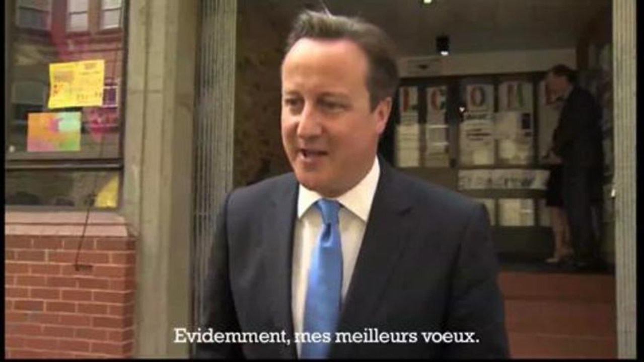 Royal baby : David Cameron adresse ses "meilleurs voeux" à Kate et William