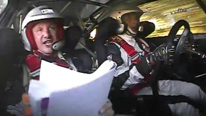 En embarquée avec le vainqueur du Rallye du Rouergue