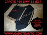 Capote cappotta Bmw z3 e37 auto sonnenland nocciola cabrio cappottina lunotto nuova fabbrica