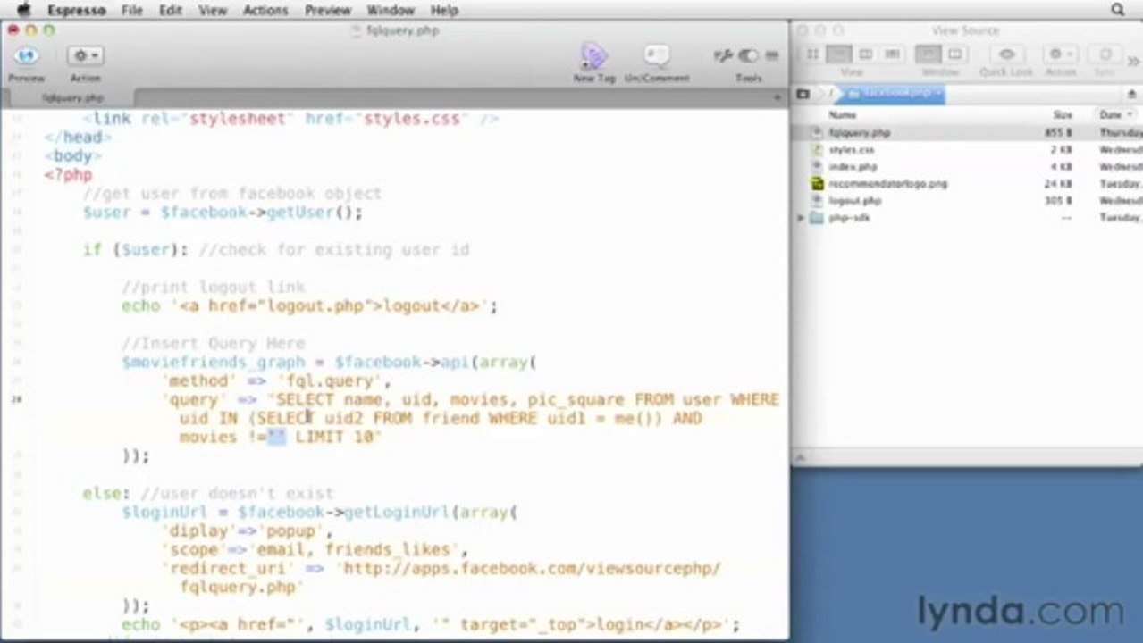 04_03-Integrating_FQL_Query