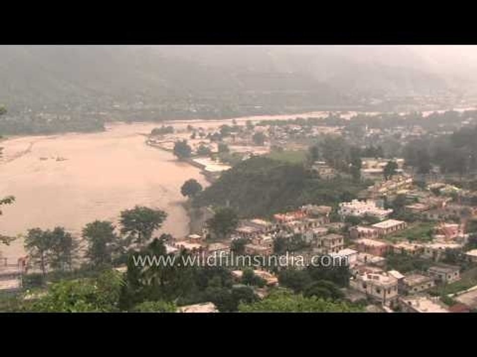Aerial view of Srinagar : Post Uttarakhand Floods