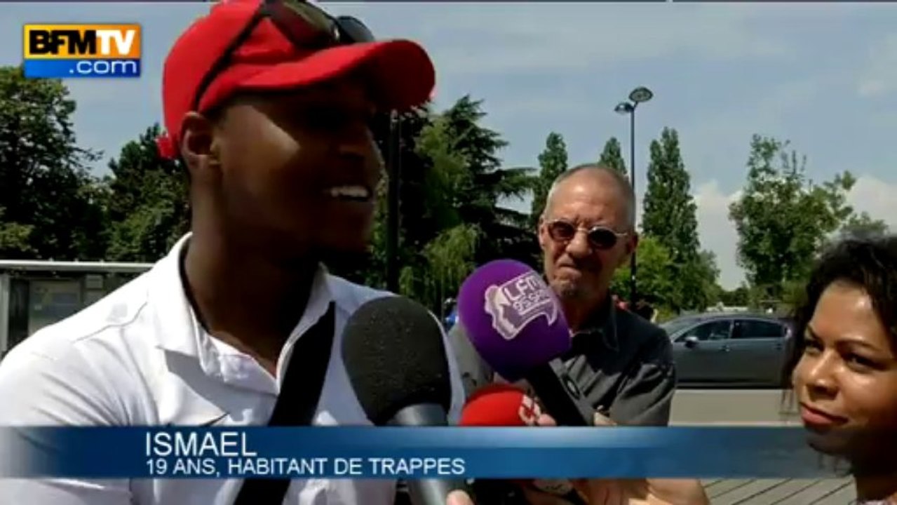 Réactions des habitants de Trappes après trois jours de violence - 22/07
