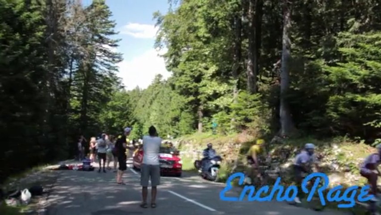 Saut en VTT au-dessus du Tour de France 2013