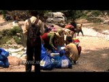 Victims check their compensation: Post Flood Relief Camp