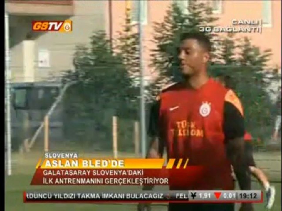 Galatasaray - Slovenya Kampı / 1.Gün - Akşam Antrenmanı (10:00 Dk)