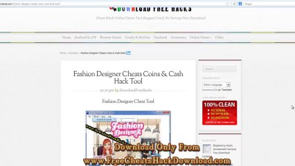 Fashion Designer Cheats Coins and Cash 2013 Hack