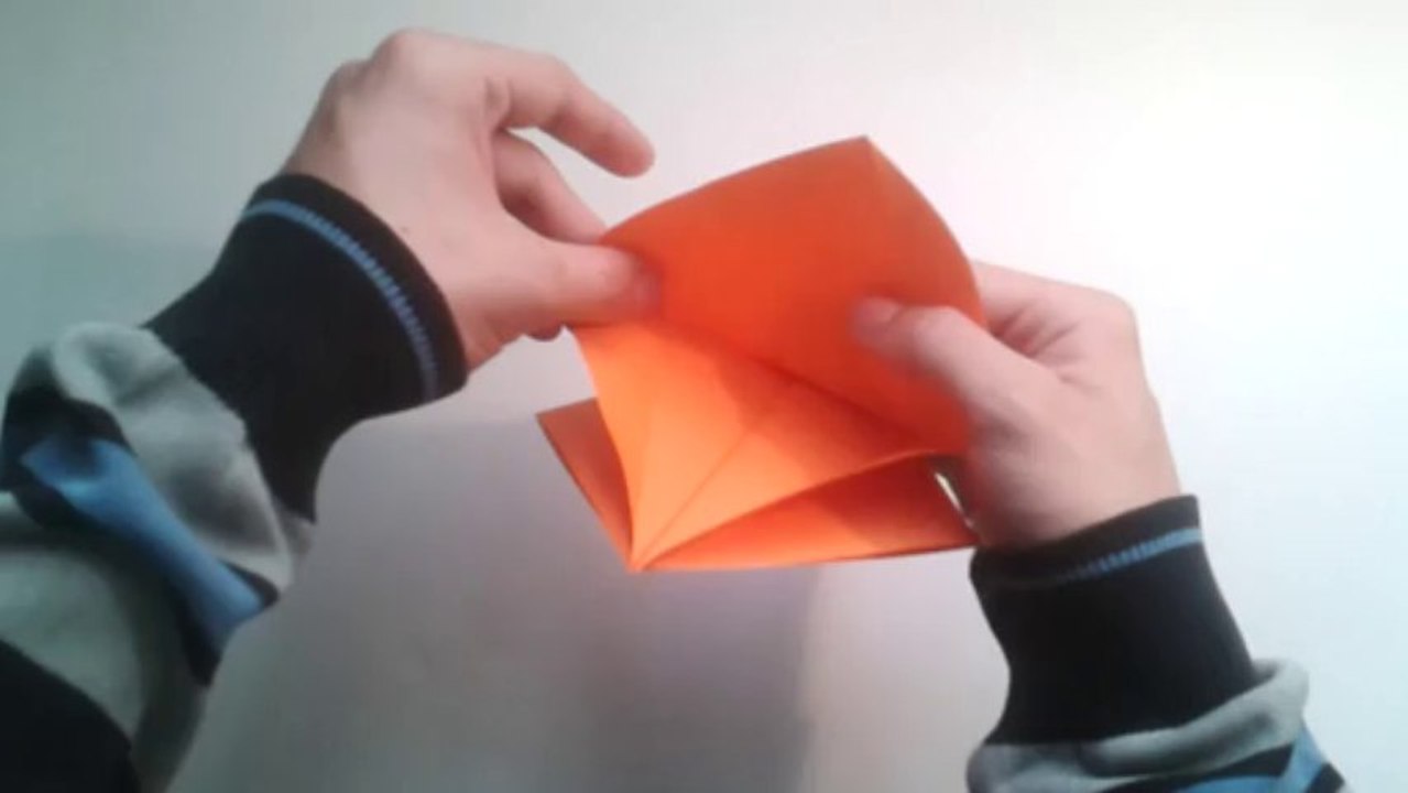 Como hacer un cuervo de papel sencillo