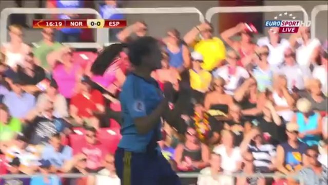 Noruega 3 - 1 España UEFA Women Euro 2013 Suecia 1ª Parte