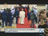 Papa Francisco llega a Río de Janeiro para participar en Jornada Mundial de la Juventud
