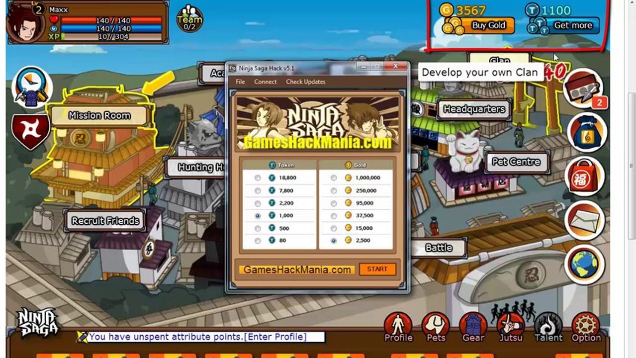 Free Cheats for Ninja Saga Hack Update 2014
