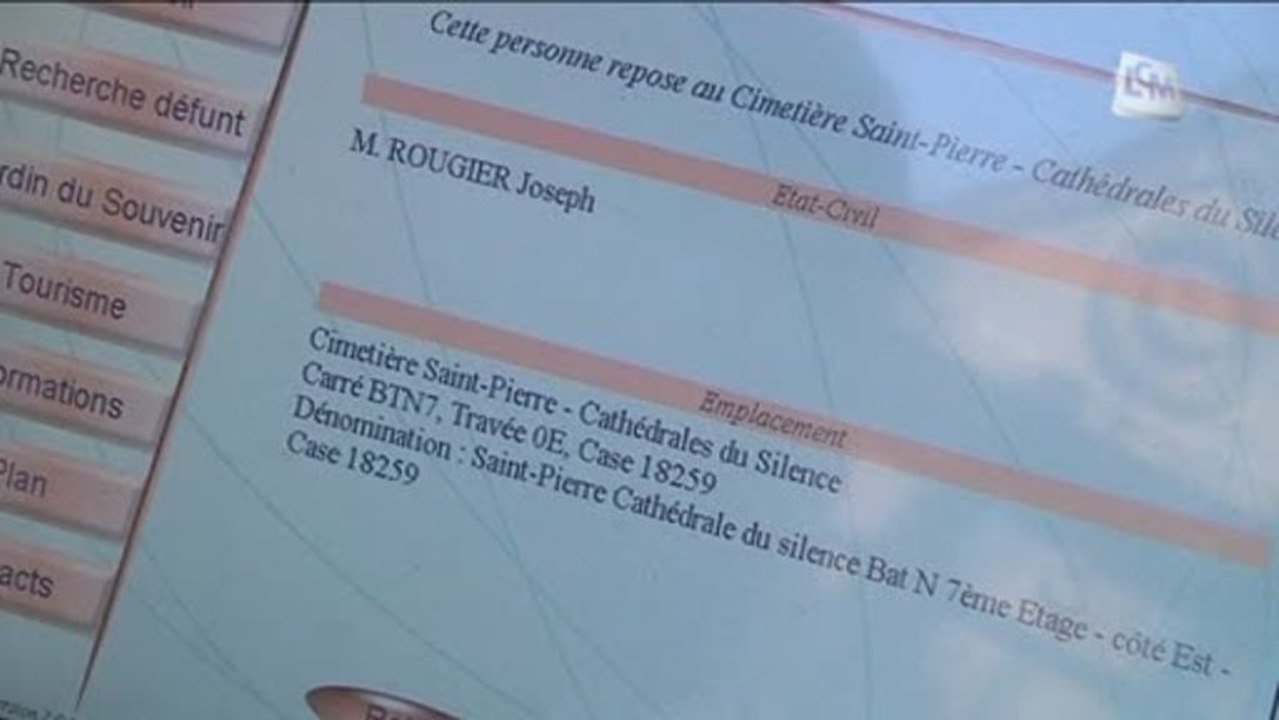 Des bornes interactives au cimetière Saint-Pierre