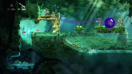 Rayman Legends - Vidéo de gameplay maison (niveau de Rayman Origins lifté)