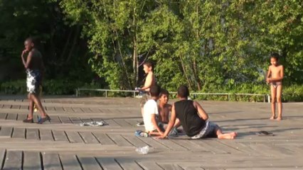 Trappes (France) 22/07/2013 Commissariat sous Haute Protection  © LTL News