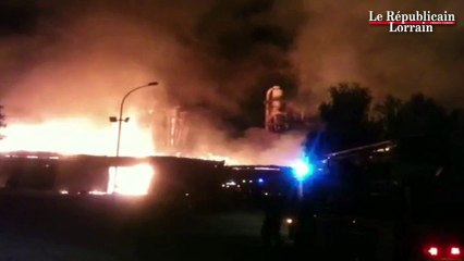 Phalsbourg : l'usine Depalor ravagée cette nuit par les flammes