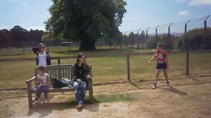 Blair Drummond Safari Park Stevan Doing The Kangeroo Leap