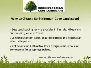 Landscaping Temple TX
