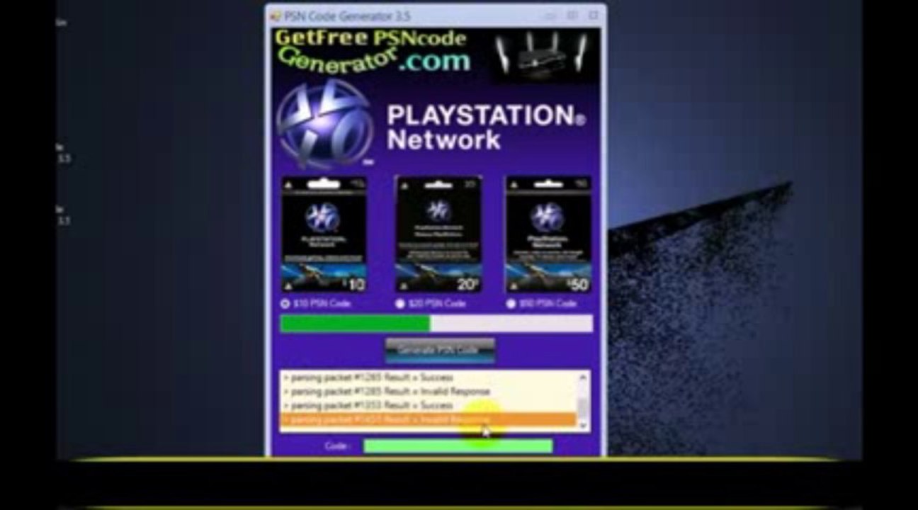 PSN Code Generator # Générateur # gratuit Télécharger Juillet - Août 2013 mettre à jour