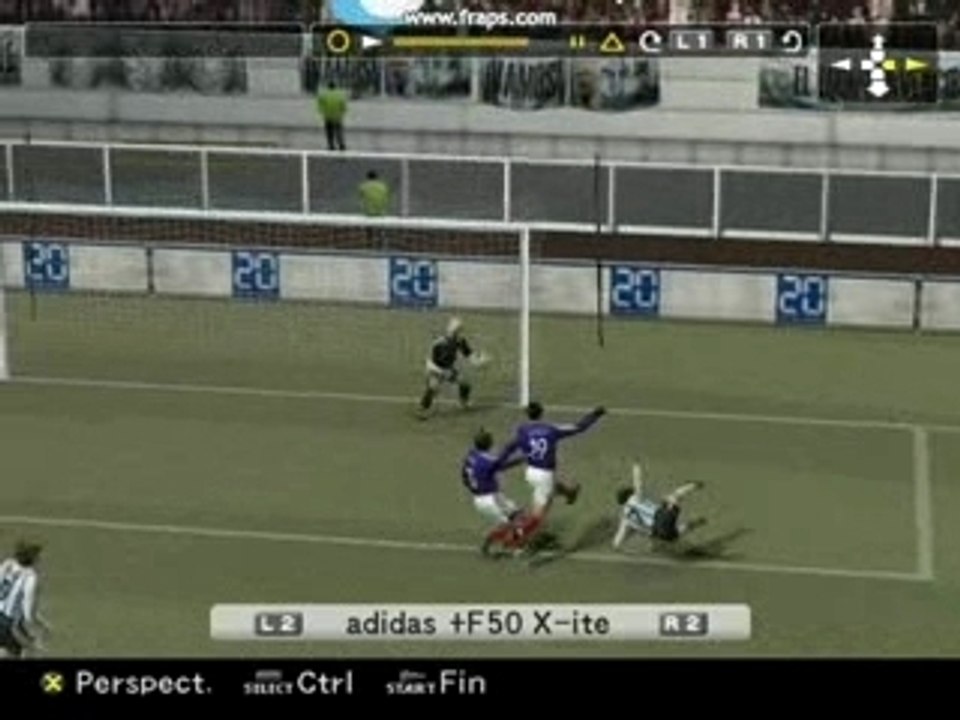 PES 6, Magnifique but de Saviola !