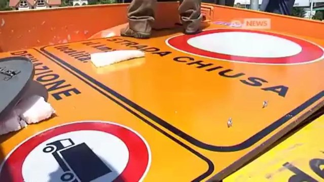 LAVORI PONTE, PRIMO GIORNO DI CAOS