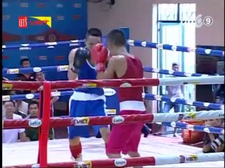 Trận 3: Võ sĩ Nguyễn Văn Giới ( Đà Nẵng) - Võ sĩ Trần Tuấn Hải (TT HLTT QG Đà Nẵng)