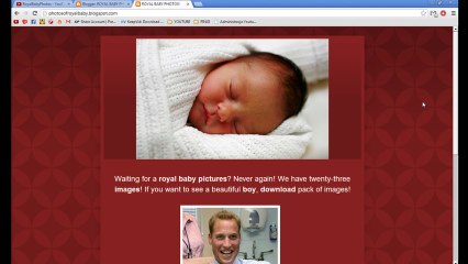 Royal Baby Photos! 23 images of Royal Baby! Authentic! Download!