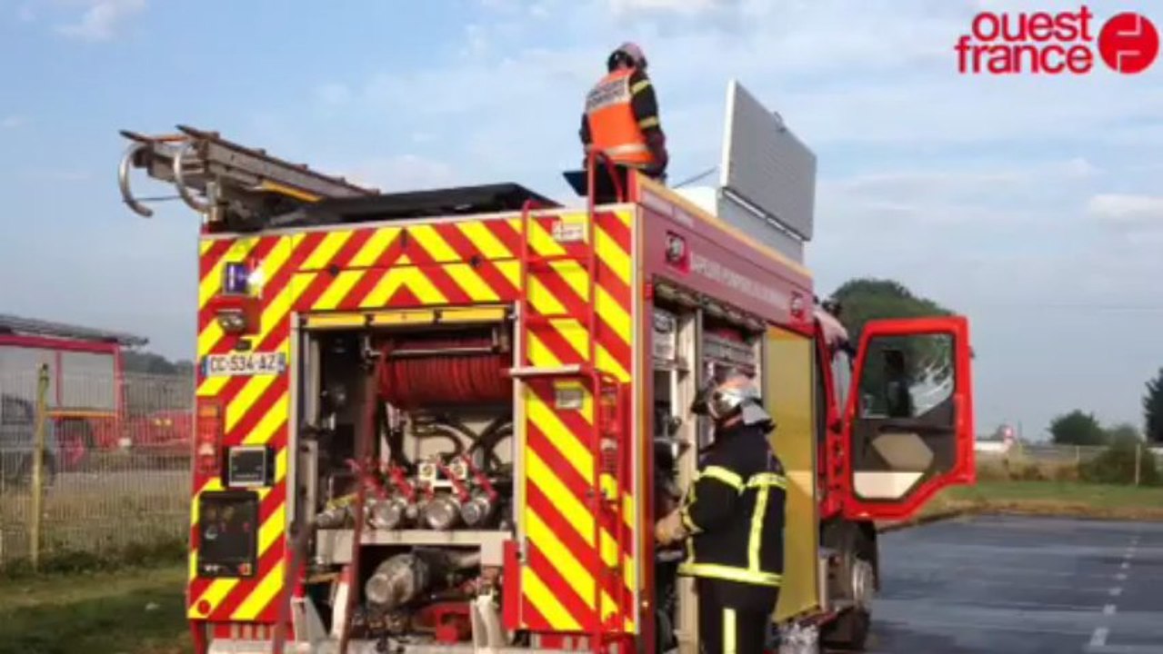 Incendie à Plumelin