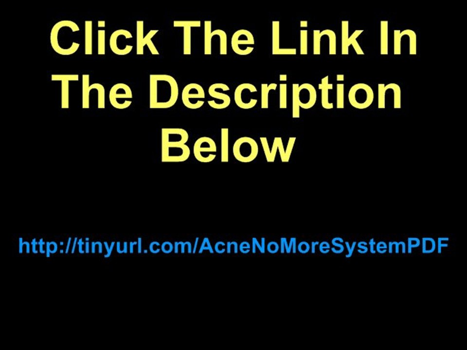 Acne No More